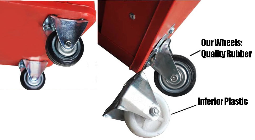 Large Lockable Toolbox Cabinet Tool Trolley