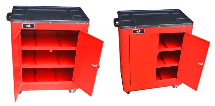 Large Lockable Toolbox Cabinet Tool Trolley