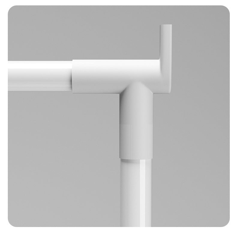 Tall Corner Wardrobe Clothes Hanger Coat Stand Hanging Rail Storage Shelve with Shoe Rack