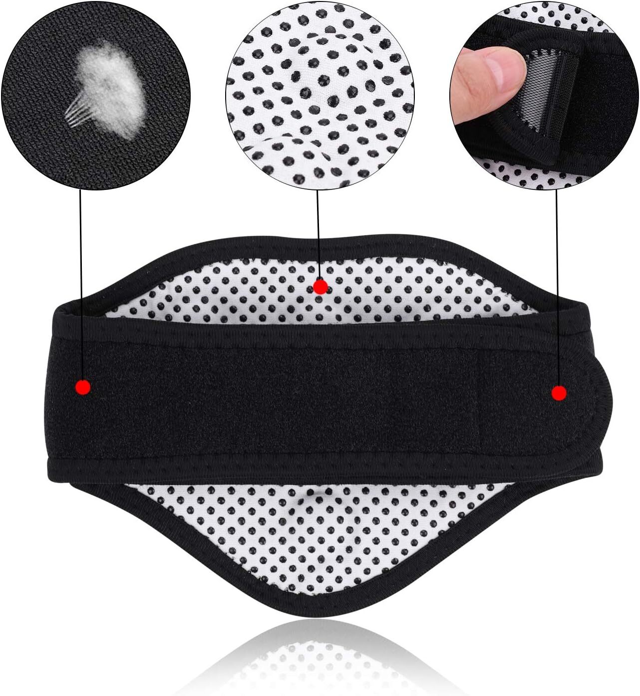 Advanced Self-heating Magnetic Neoprene Neck Support Brace Therapy Wrap