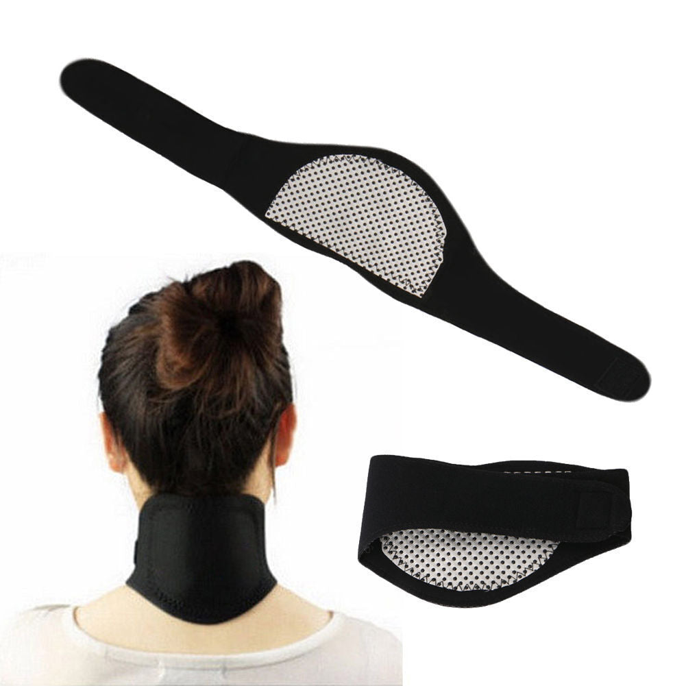 Advanced Self-heating Magnetic Neoprene Neck Support Brace Therapy Wrap