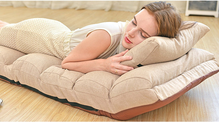 Varossa Chaise Lounge Recliner Chair Sofa Bed (Blue)