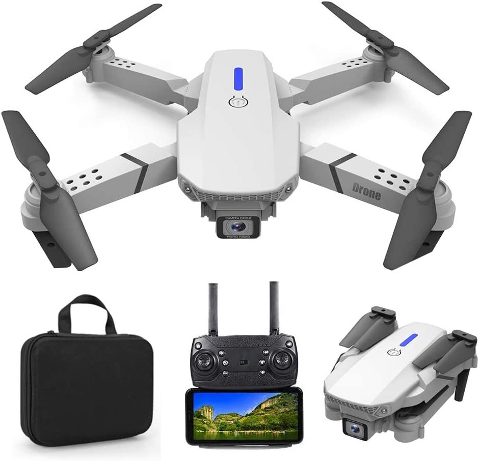 4K HD Wide-angle Quadcopter Remote Control Drone with Camera White