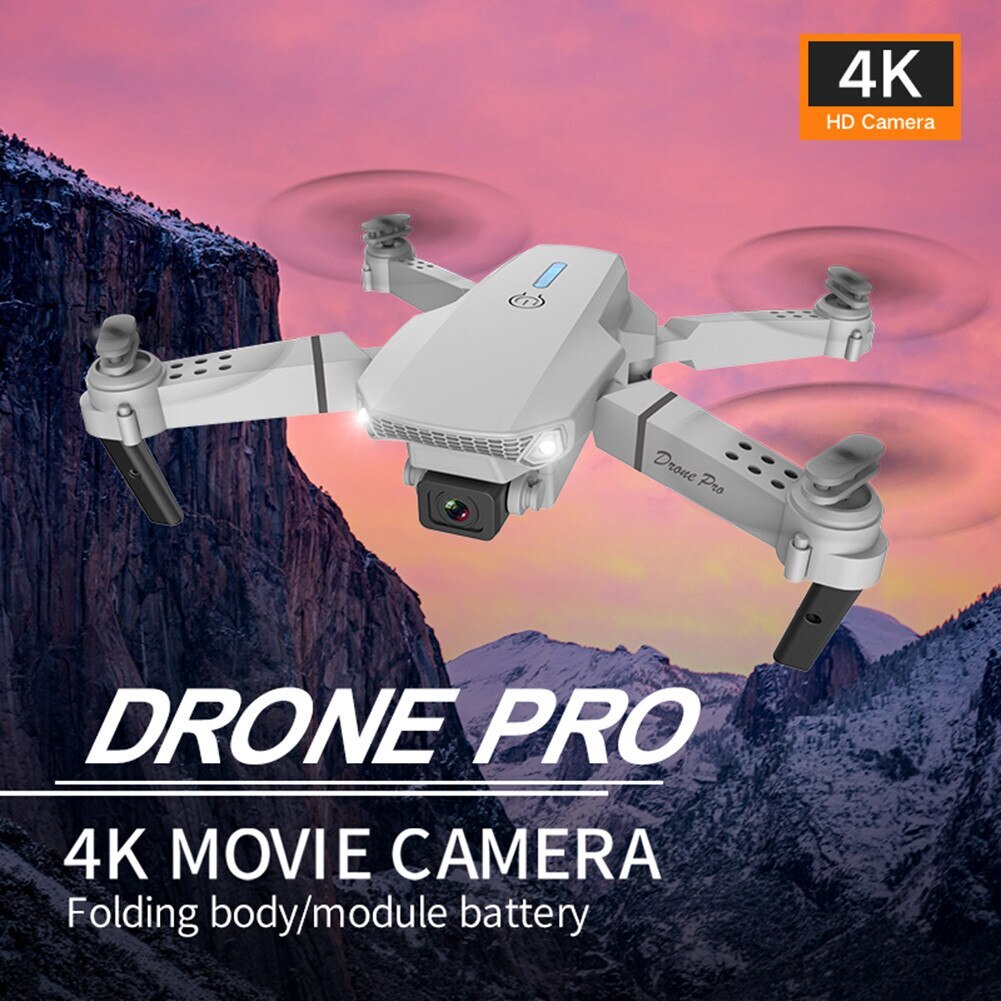 4K HD Wide-angle Quadcopter Remote Control Drone with Camera White