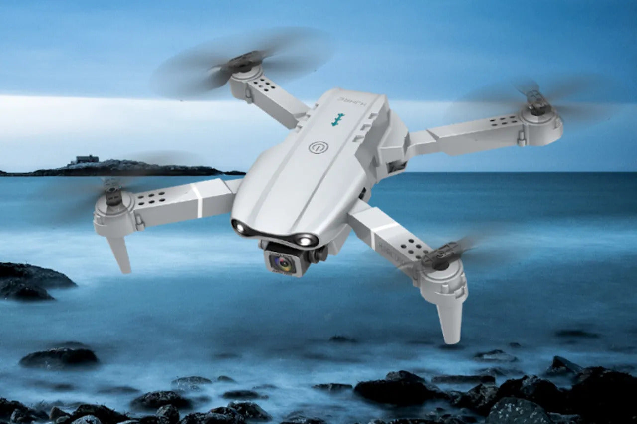 4K HD Wide-angle Quadcopter Remote Control Drone with Camera White