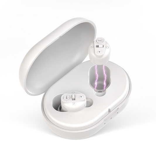 Rechargeable Hearing Aid Wireless Sound Amplifier with Noise Canceling
