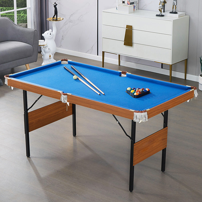1.4m Pool Table Billiard Snooker Wood & Steel Foldable Game Table with Accessories
