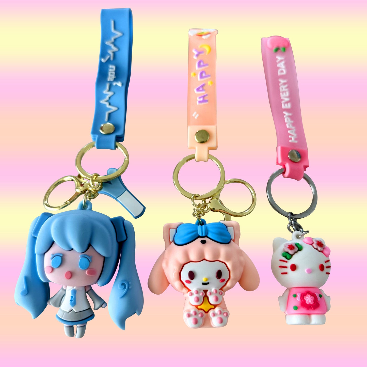 Cute Keychain Pendant Melody Doll Keyring Toy