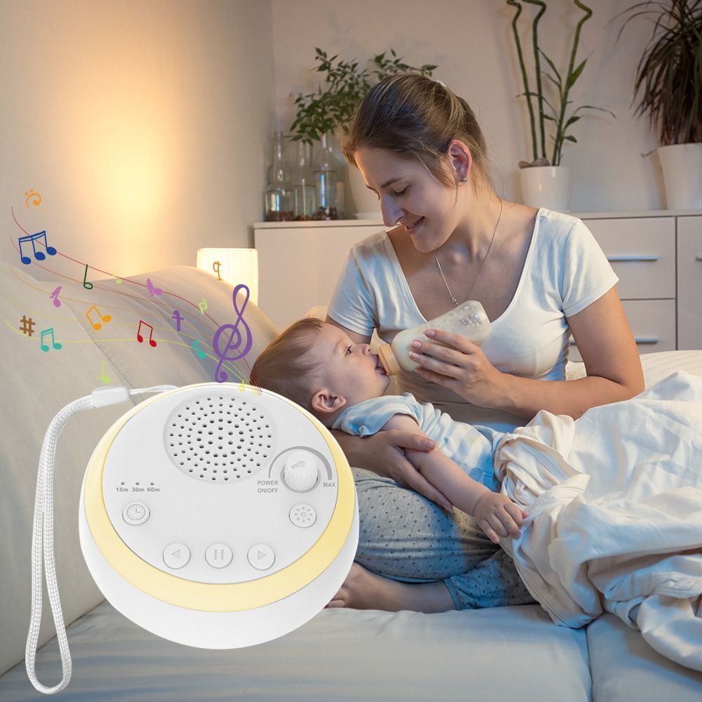 Tranquil Sleep White Noise Portable Sound Machine Baby Soothing Sounds with Adjustable Timer