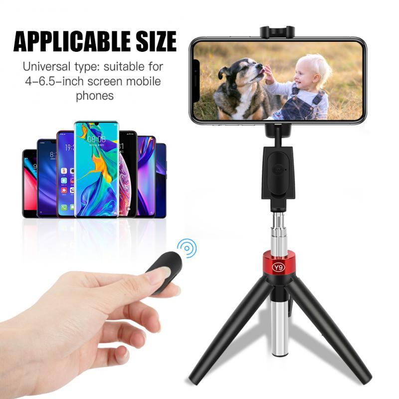 Universal Wireless Bluetooth Phone Holder Selfie Stick Tripod