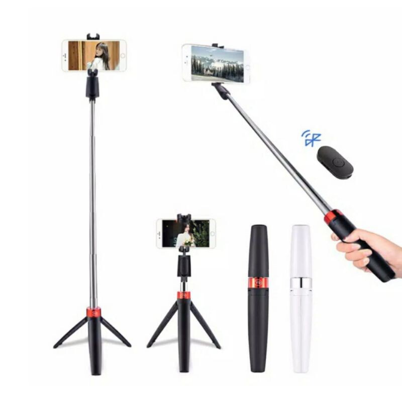 Universal Wireless Bluetooth Phone Holder Selfie Stick Tripod