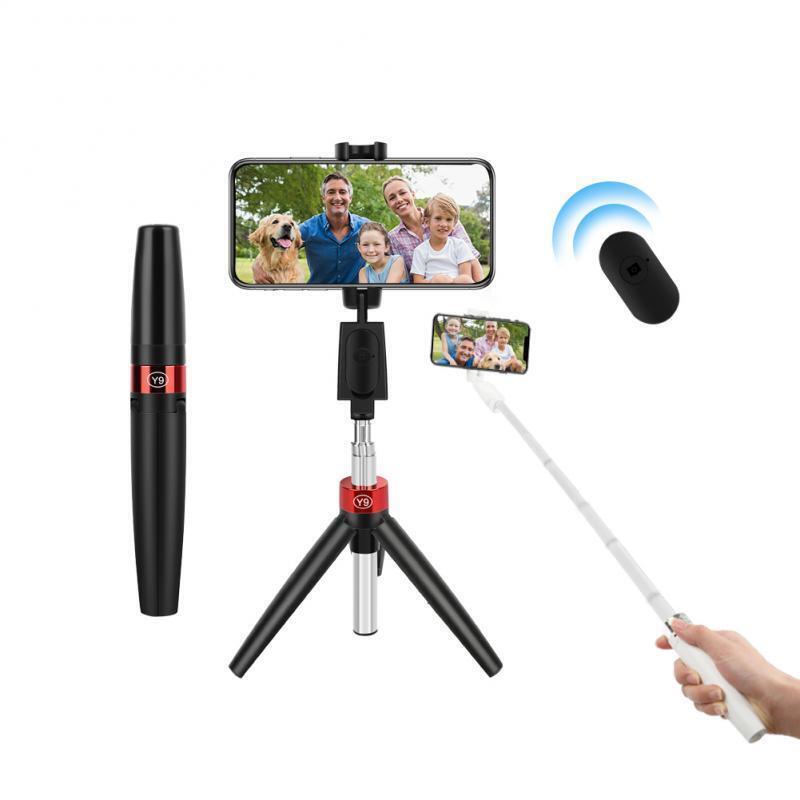Universal Wireless Bluetooth Phone Holder Selfie Stick Tripod