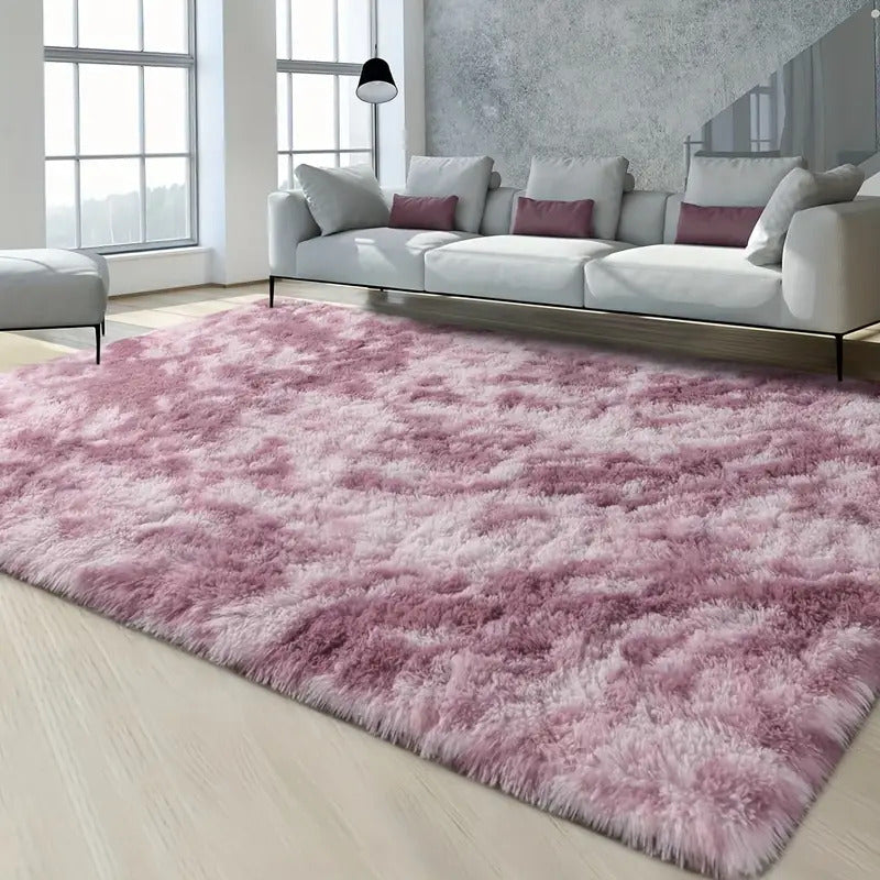 4m Extra Large Soft Shag Rug Carpet Mat (Lilac Dream, 400 x 200)