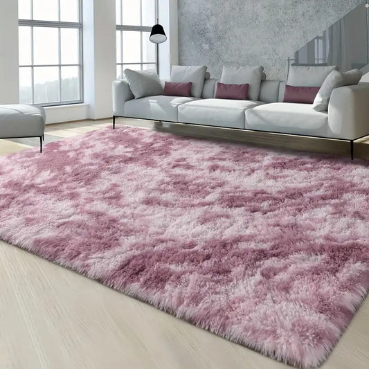 4m Extra Large Soft Shag Rug Carpet Mat (Lilac Dream, 400 x 200)