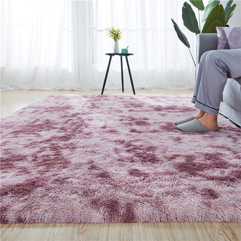 4m Extra Large Soft Shag Rug Carpet Mat (Lilac Dream, 400 x 200)