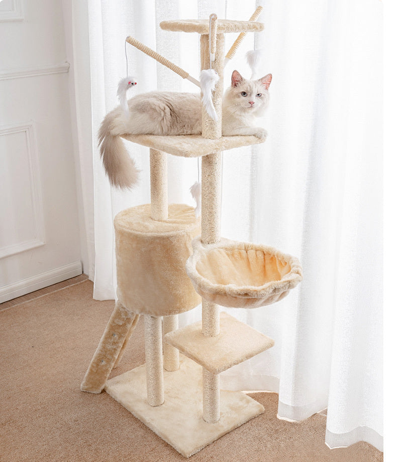 Deluxe Multi-Level Cat Tree Tower with Scratching Posts
