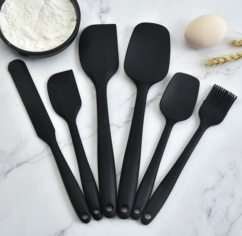6PC Silicone Kitchen Cooking Utensil Set Cookware Spatula Spoon Tools