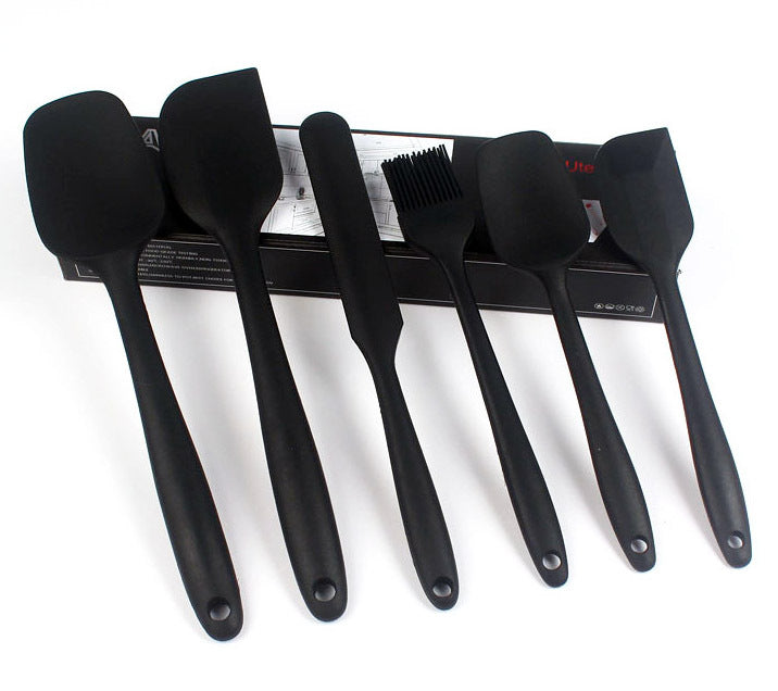 6PC Silicone Kitchen Cooking Utensil Set Cookware Spatula Spoon Tools