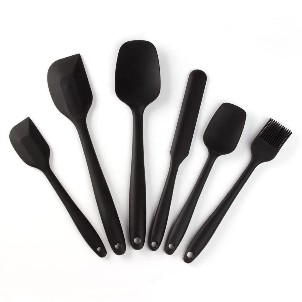 6PC Silicone Kitchen Cooking Utensil Set Cookware Spatula Spoon Tools
