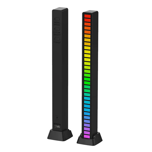 Smart 16 RGB LED Sound Control Music Rhythm Light Bar Lamp