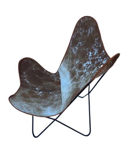Stunning Butterfly Chair Hide Leather Chair