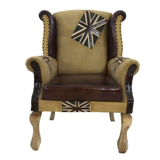 Leather Canvas Sofa versatile