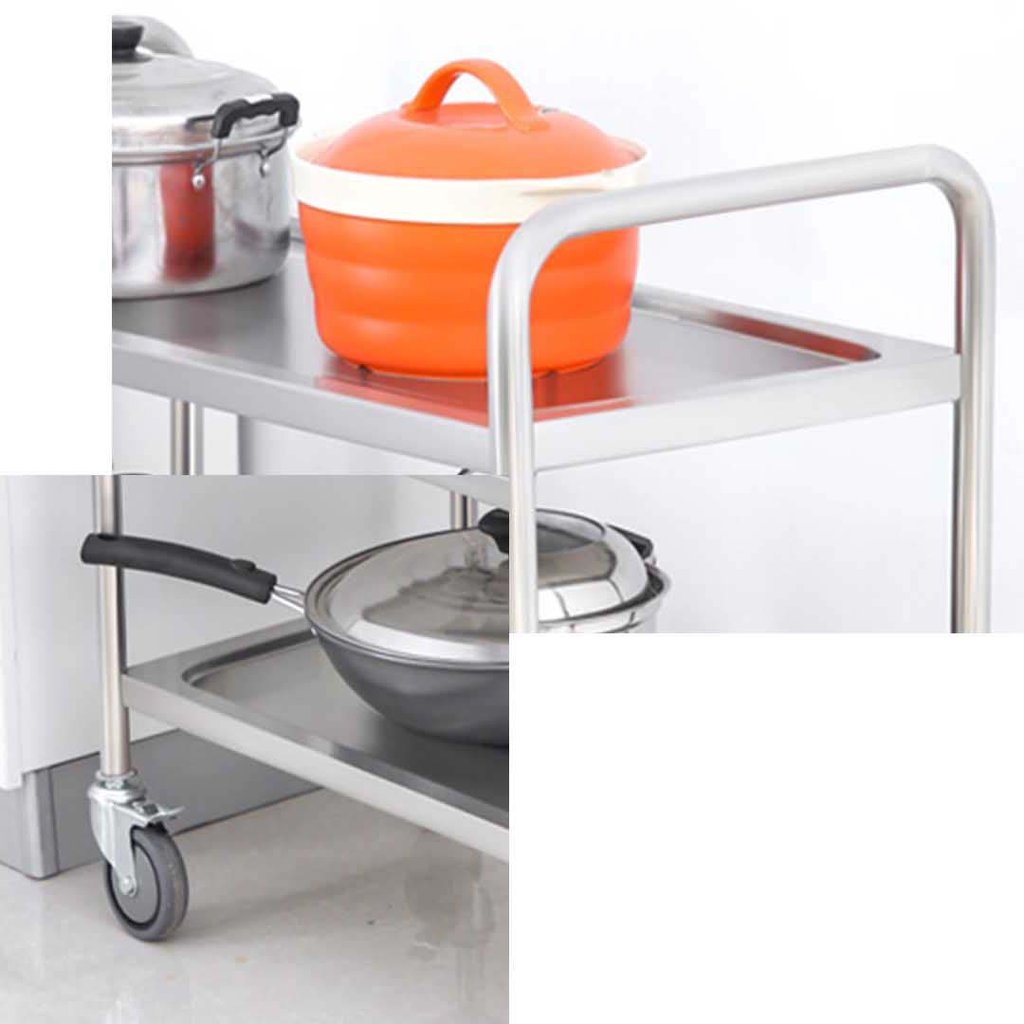 4 Tier Stainless Steel Kitchen Dining Food Cart Trolley Utility 860x540x1170