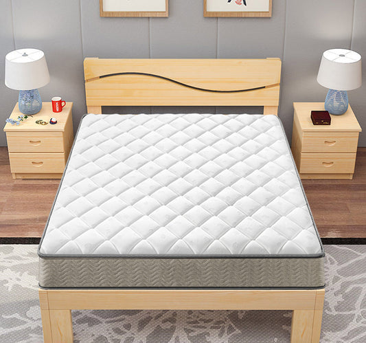 Dream Comfort Innerspring Mattress & Wooden Bed Base Frame - Double