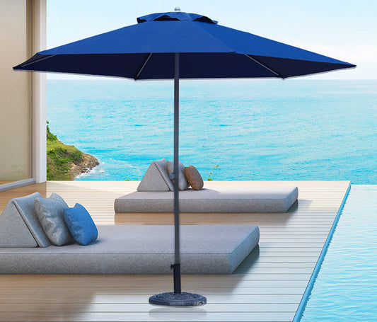 Alfresco 2.7m Steel Outdoor Umbrella (Blue)