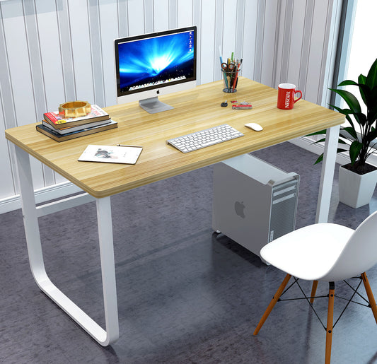 Hercules Wood & Steel Solid Computer Desk (Oak)