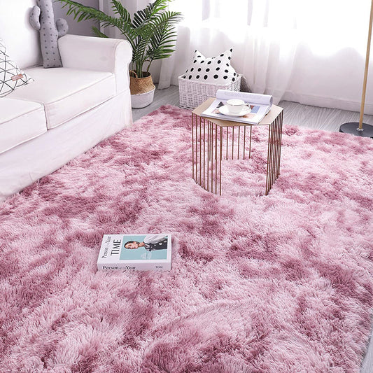 Lilac Dream Bedroom/Living Room Comfortable Shag Rug (200 x 140)